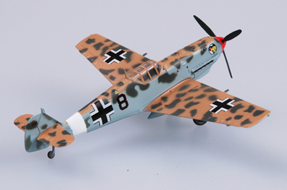 37277  авиация  Messerschmitt Bf109 E-7 trop JG27 (1:72)