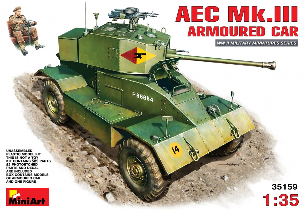 35159  техника и вооружение  AEC Mk.III ARMOURED CAR  (1:35)