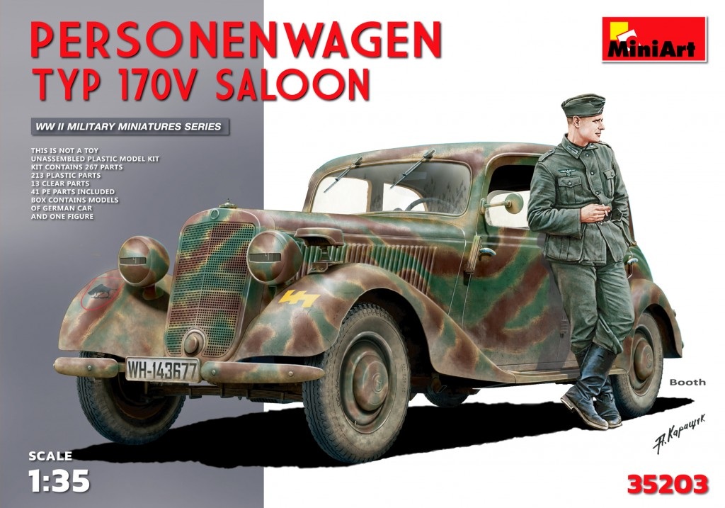 35203  техника и вооружение  Personenwagen TYP 170V SALOON  (1:35)