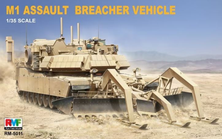 RM-5011  техника и вооружение  M1 Assault Breacher Vehicle (ABV) M1150 with Mine Plow  (1:35)