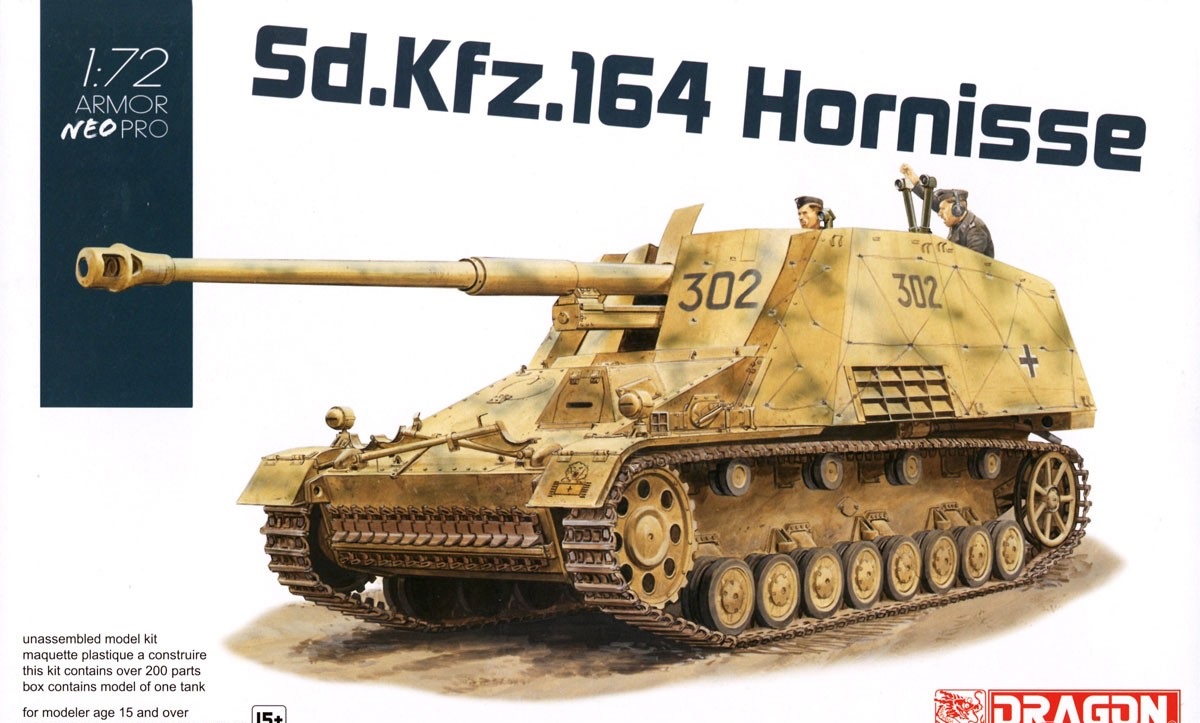 7625  техника и вооружение  Sd.Kfz. 164 Hornisse  (1:72)
