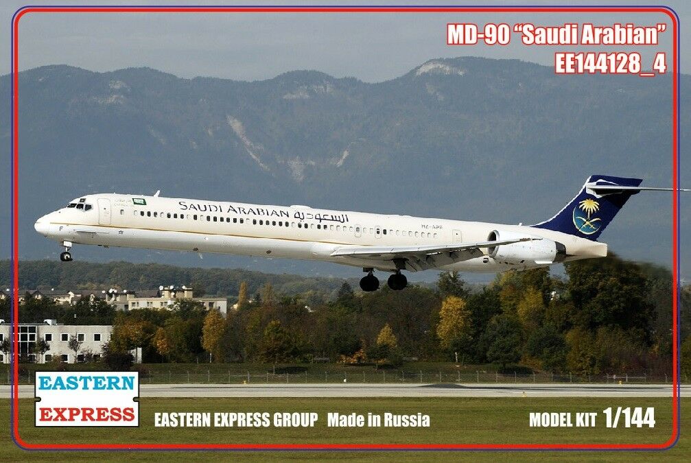 144128-4  авиация  MD-90 SAUDI ARABIAN (1:144)