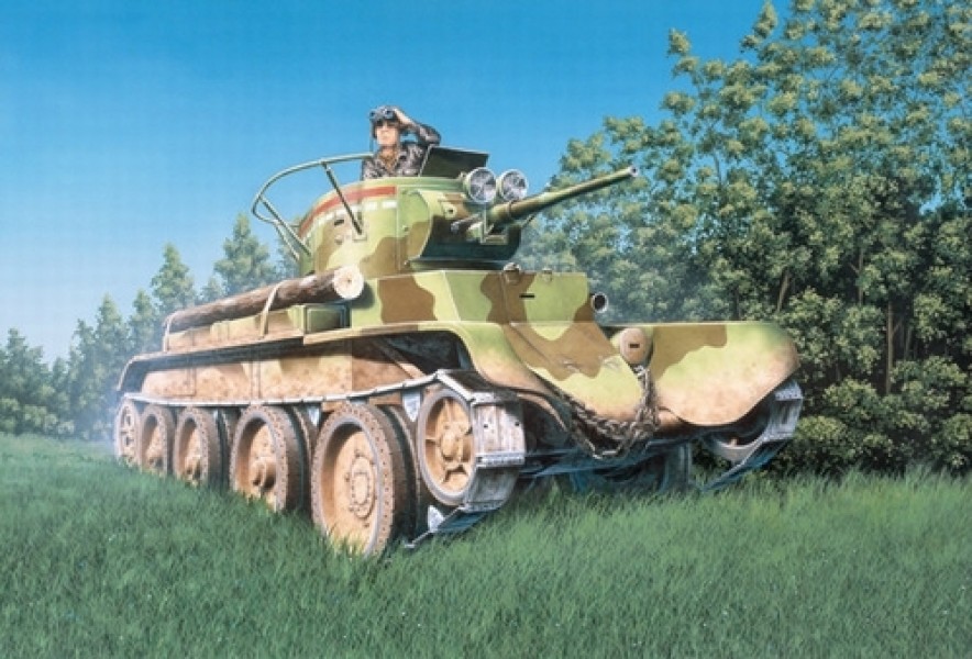 35110  техника и вооружение  БТ-7 м1935 командирский (1:35)