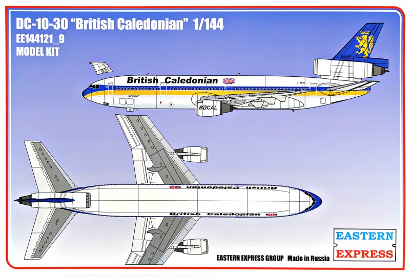 144121_9  авиация  DC-10-30 British Caledonian (1:144)
