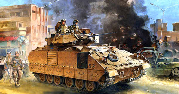13205  техника и вооружение  M2A2 BRADLEY "IRAQ 2003"  (1:35)