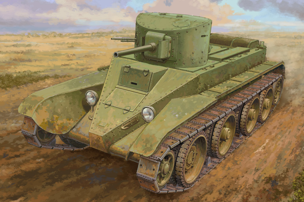 84515  техника и вооружение  Soviet BT-2 Tank(medium)  (1:35)