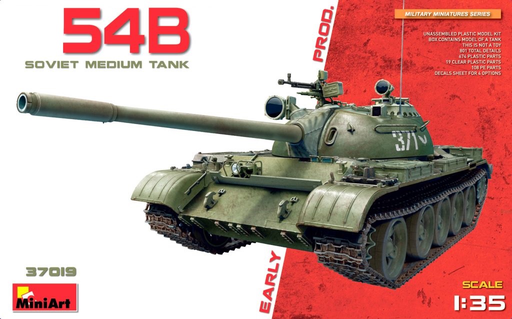 37019  техника и вооружение  Танк-54B EARLY PRODUCTION  (1:35)