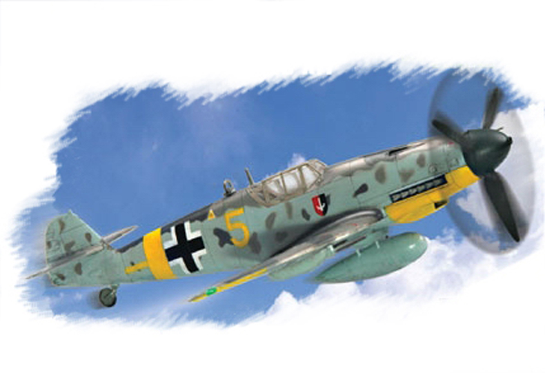 80223  авиация  Bf109G-2  (1:72)