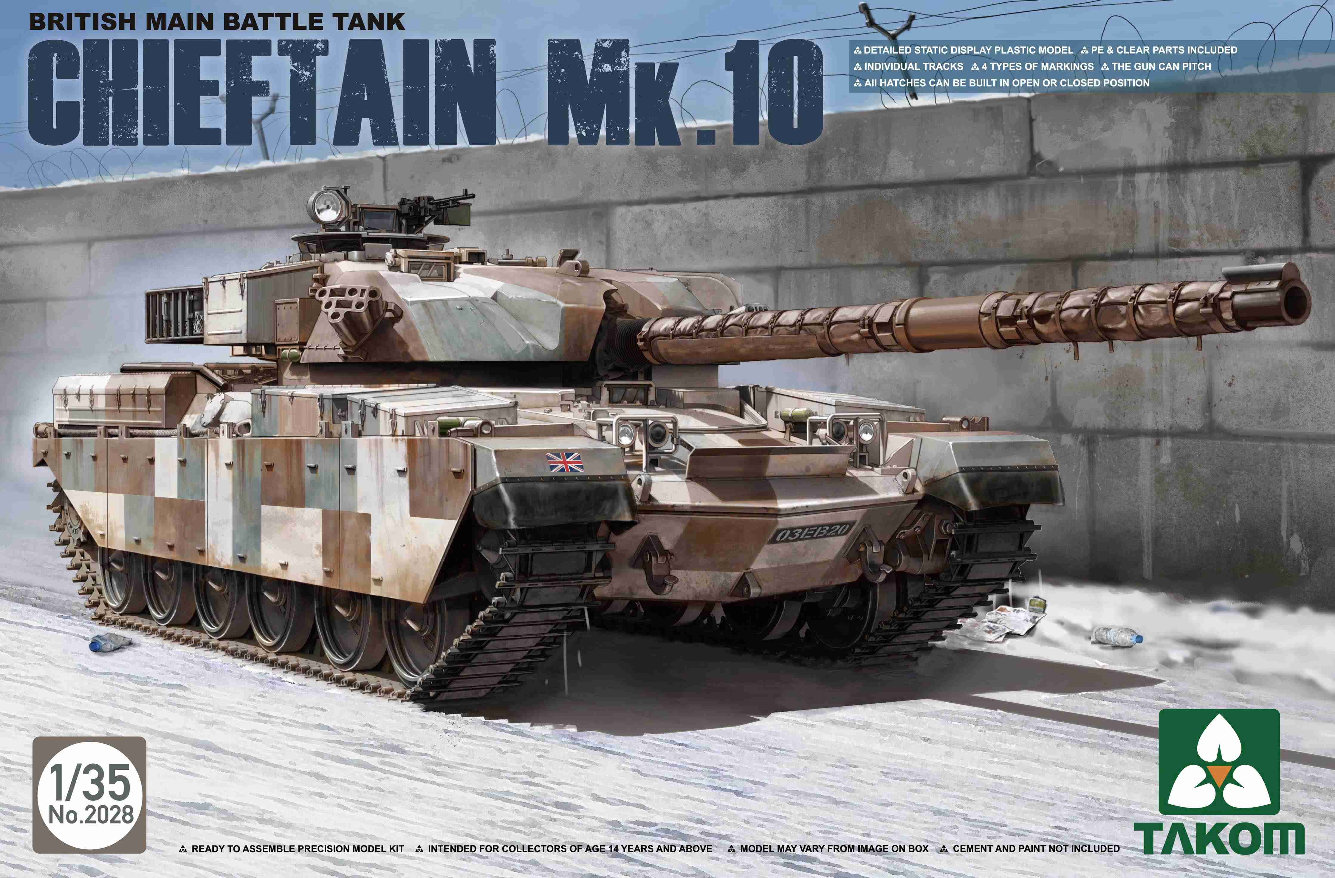 2028  техника и вооружение  CHIEFTAIN Mk.10  (1:35)
