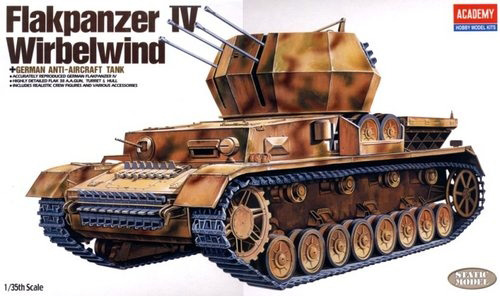 13236  техника и вооружение  Flakpanzer IV Wirbelwind  (1:35)