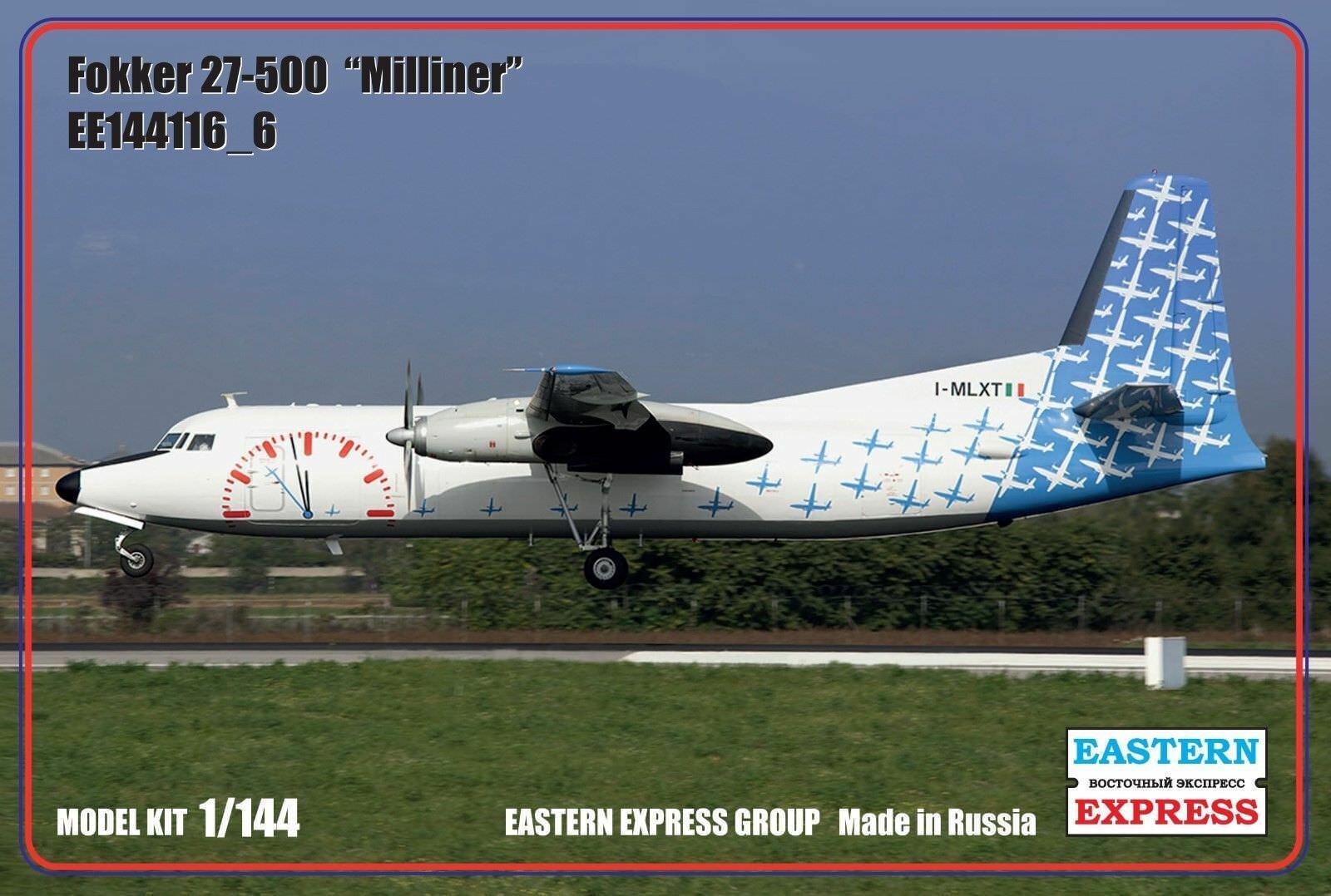 144116-6  авиация  Fokker F-27-500 Milliner (1:144)