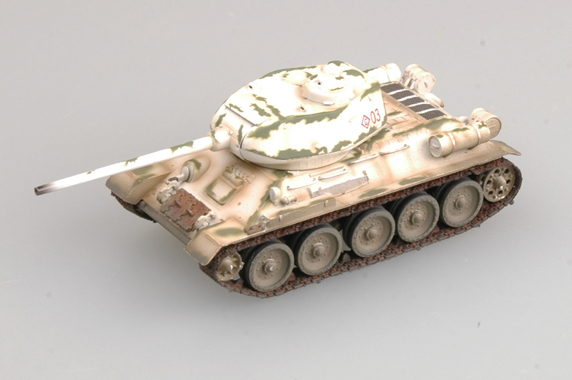 36271  техника и вооружение  Танк-34/85, зимний камуфляж (1:72)