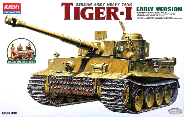 13264  техника и вооружение  Pz.Kpfw.VI Tiger I ранний (1:35)