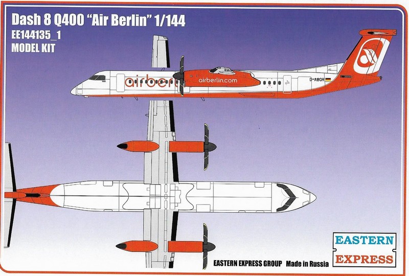 144135_1  авиация  Dash 8 Q400 Air Berlin (1:144)