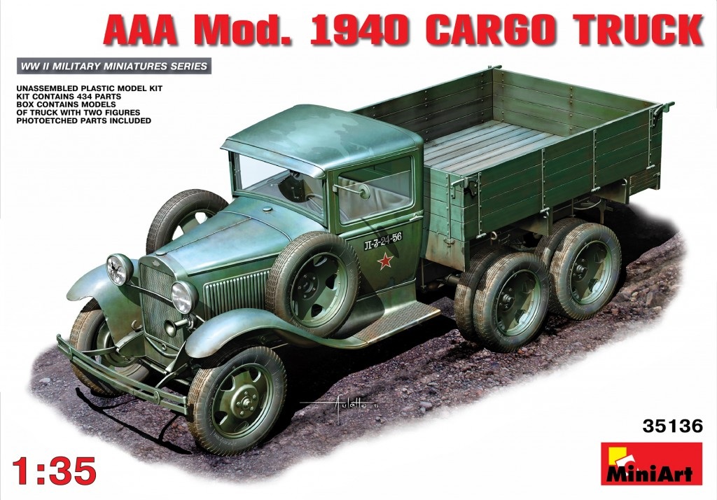 35136  техника и вооружение  AAA Mod. 1940 CARGO TRUCK  (1:35)