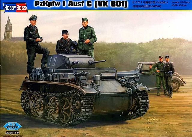 82431  техника и вооружение  Pz.Kpfw.I Ausf.C (VK601)  (1:35)