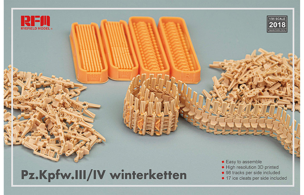 RM-2018  траки наборные  Pz.Kpfw.III/IV winterketten  (1:35)