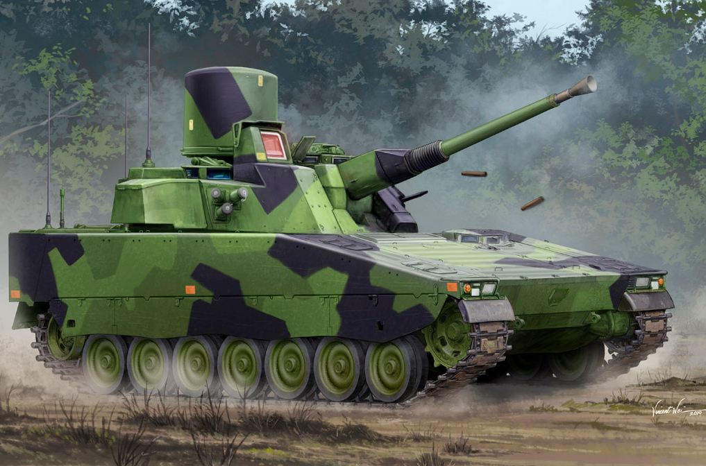 84507  техника и вооружение  Lvkv 90 Anti-Air Vehicle  (1:35)