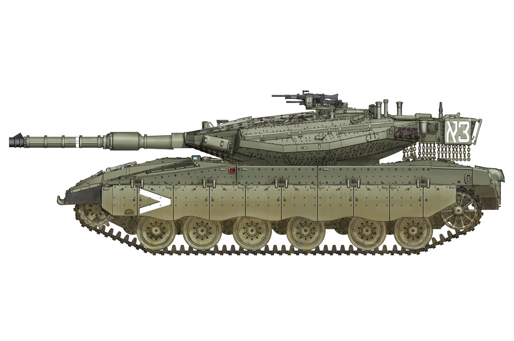 82916  техника и вооружение  IDF Merkava Mk.IIID  (1:72)