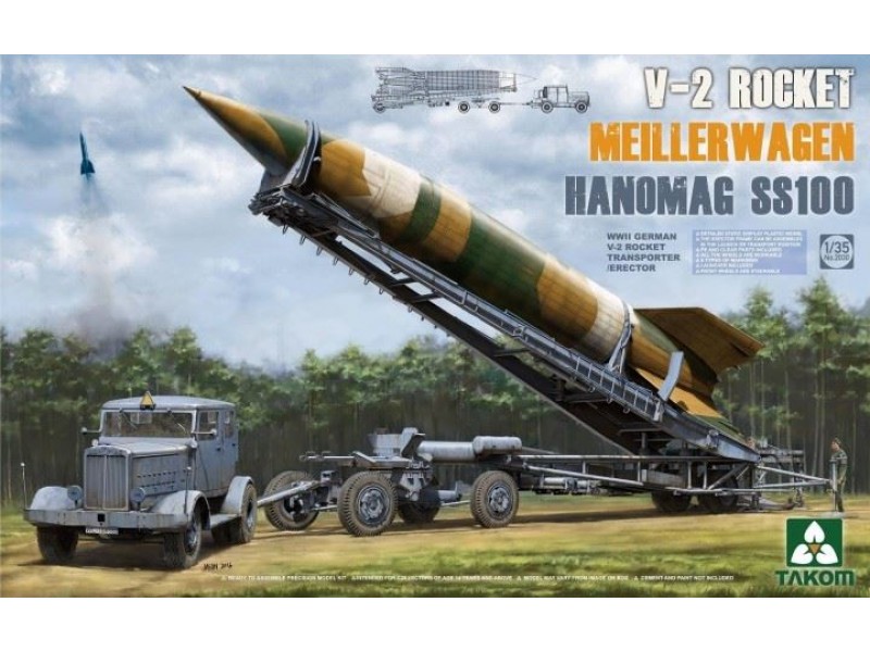 2030  техника и вооружение  V-2 Rocket Meillerwagen Hanomag SS100 (1:35)
