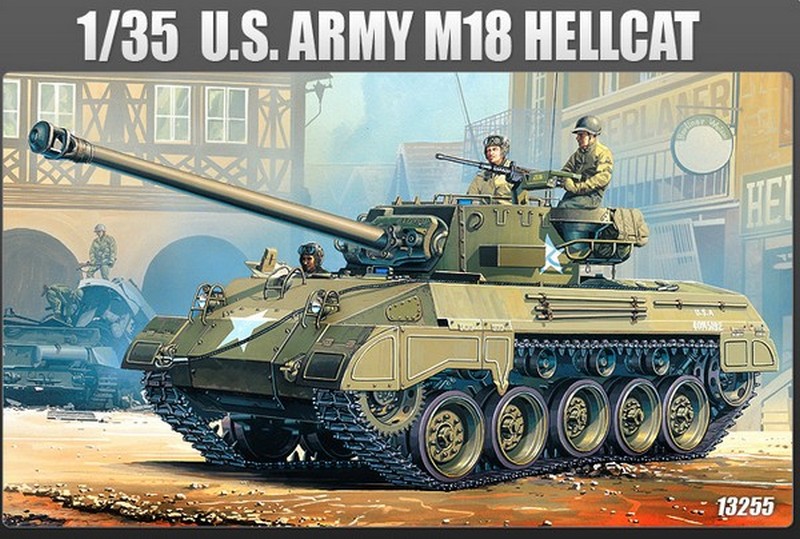 13255  техника и вооружение  САУ  M18 Hellcat (1:35)