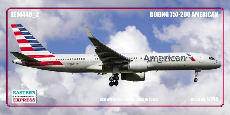 14448-2  авиация  BOEING 757-200 American (1:144)