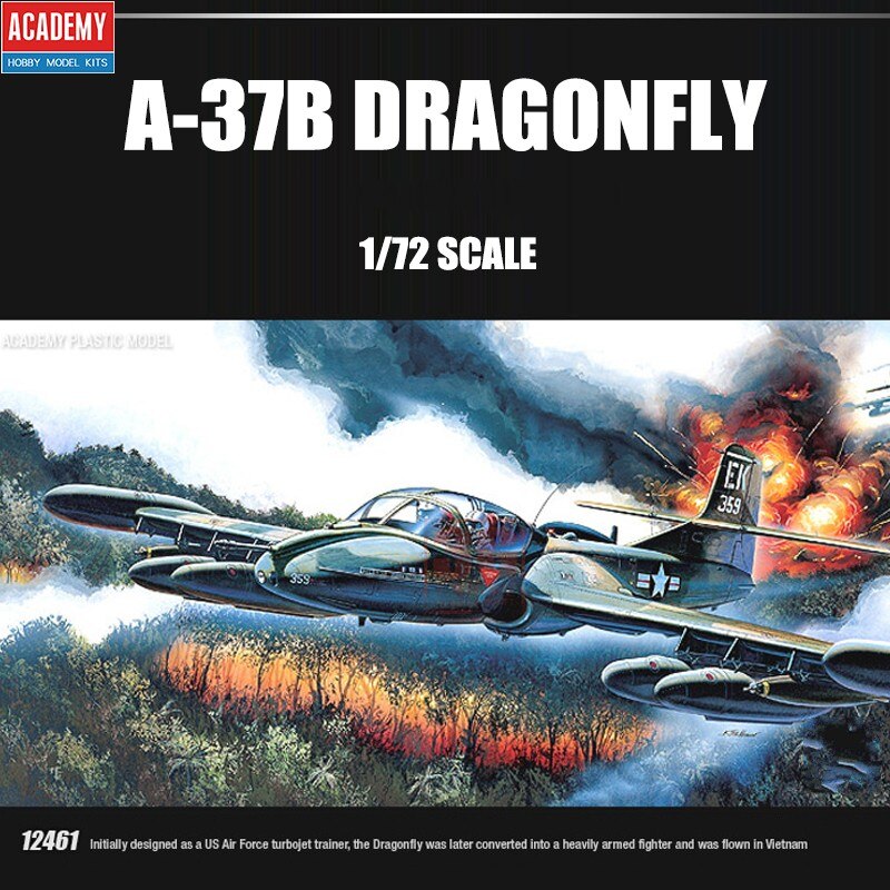 12461  авиация  A-37B Dragon Fly (1:72)