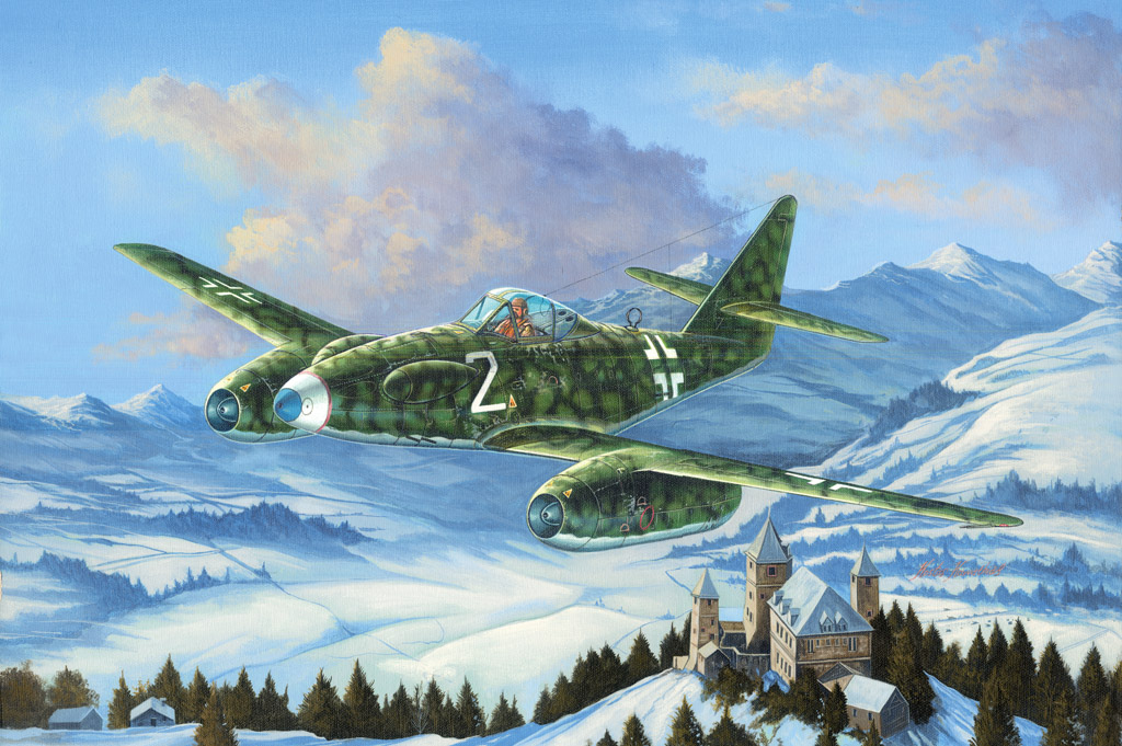 80371  авиация  Messerschmitt Me 262 A-1a/U3 (1:48)