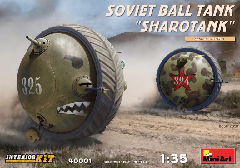40001  техника и вооружение  SOVIET BALL TANK “Sharotank” INTERIOR KIT  (1:35)