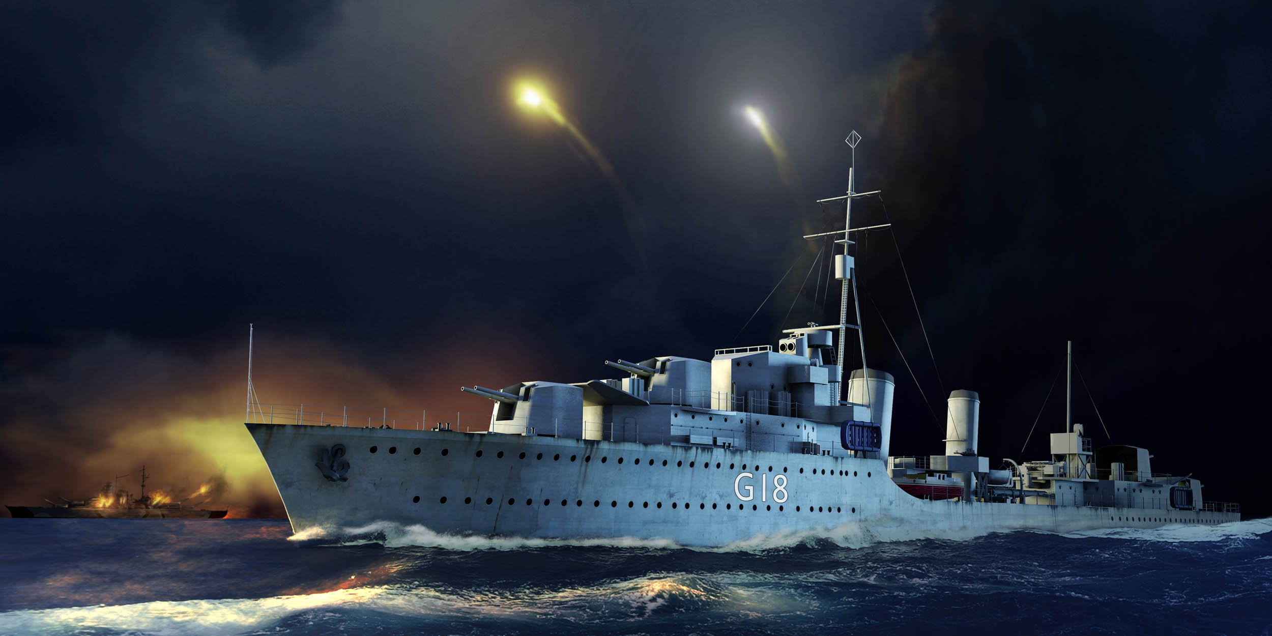 05332  флот  HMS Zulu Destroyer 1941 (1:350)