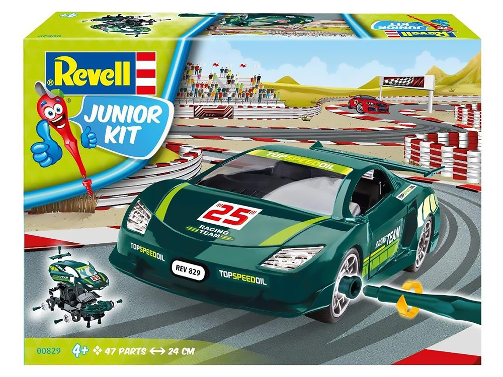 00829  автомобили и мотоциклы  Racing Car Junior Kit  (1:20)