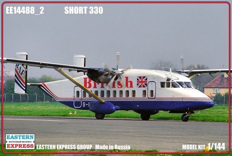 14488-2  авиация  Short 330 British (1:144)