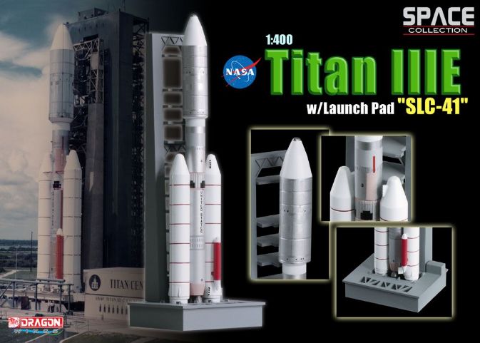 56342  космос  Titan IIIE w/Launch Pad "SLC-41"  (1:400)