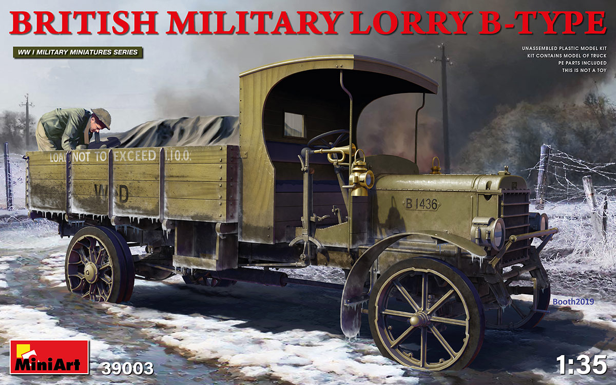 39003  техника и вооружение  BRITISH MILITARY LORRY B-TYPE  (1:35)