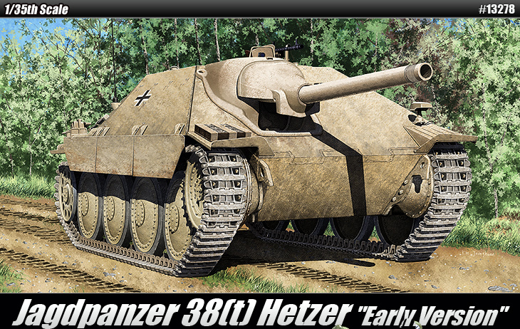 13278  техника и вооружение  Jagdpanzer 38(t) Hetzer "Early Ver."  (1:35)
