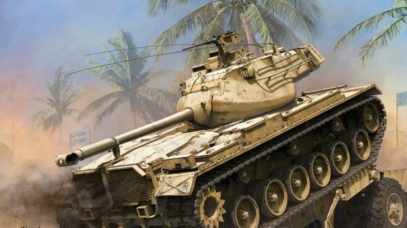 2072  техника и вооружение  Medium Tank M47 E/M  (1:35)