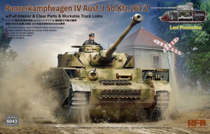 RM-5043  техника и вооружение  Pz.Kpfw.IV Ausf. J Last Production  (1:35)