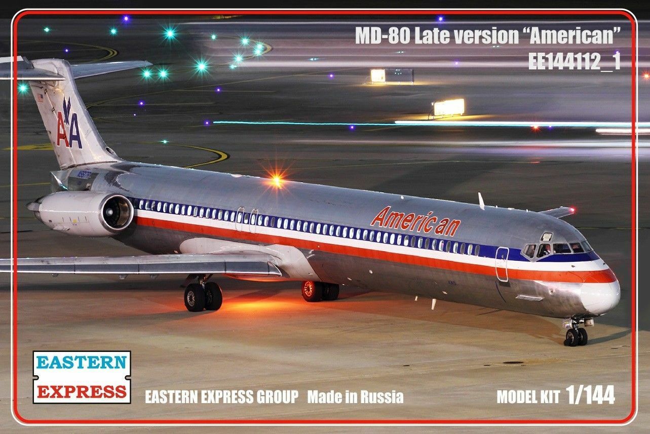 144112-1  авиация  MD-80 Late version American (1:144)