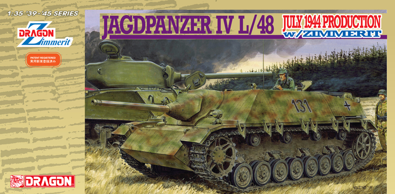 6369  техника и вооружение  САУ Jagdpanzer IV L/48 July 1944 Production w/Zimmerit (1:35)