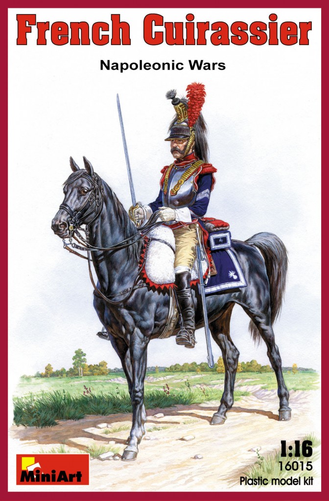 16015  фигуры  FRENCH CUIRASSIER NAPOLEONIC WARS  (1:16)