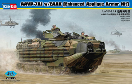 82414  техника и вооружение  БТР  AAVP-7A1 w/EAAK (Enhanced Applique Armor Kit)  (1:35)