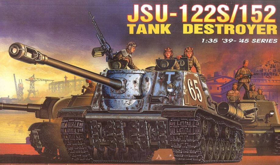 6047  техника и вооружение  САУ  JSU-122S / 152 Tank Destroyer (1:35)