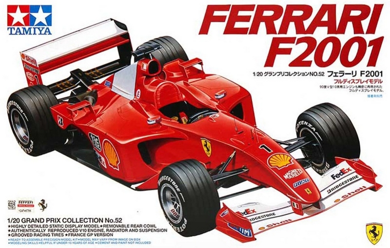 20052  автомобили и мотоциклы  Ferrari  F2001 (1:20)