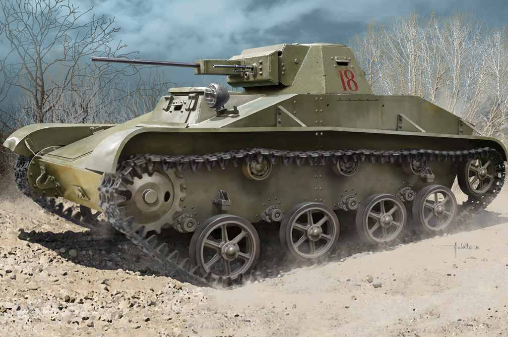 84555  техника и вооружение  Soviet T-60 Light Tank   (1:35)