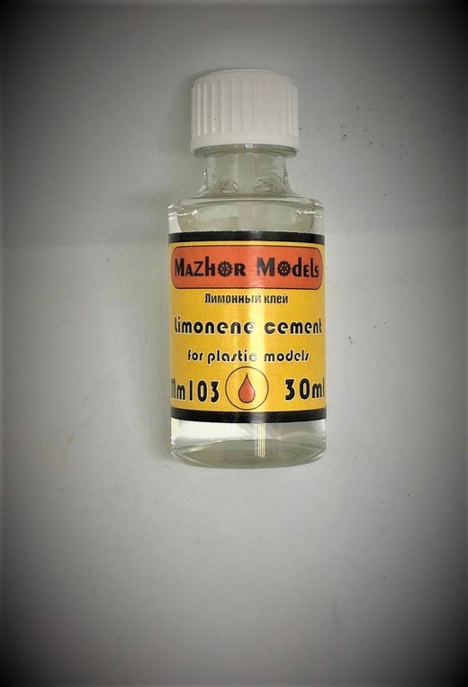 MM103  клей  Limonene cement (Лимонный клей) 30 мл.