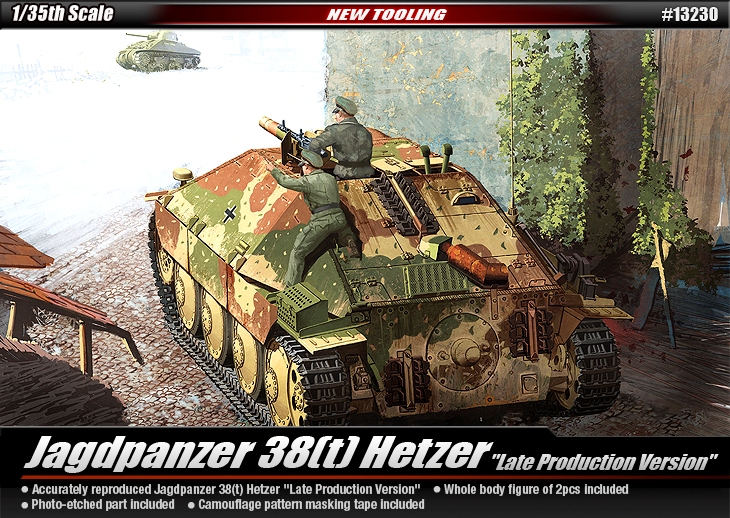 13230  техника и вооружение  Jagdpanzer 38(t) Hetzer "Late Version"  (1:35)