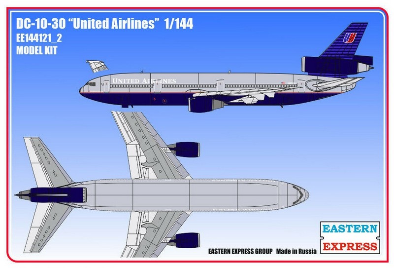144121_2  авиация  DC-10-30 Unated (1:144)