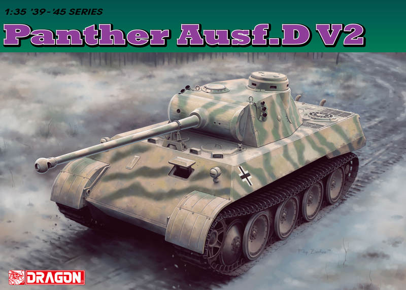 6822  техника и вооружение  Panther Ausf. D V2 (1:35)