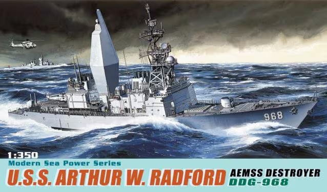 1018  флот  USS Arthur W. Radford DD-968  (1:350)