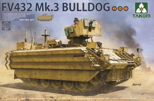 2067  техника и вооружение  БТР  FV432 Mk.3 Bulldog  (1:35)